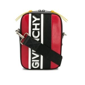 Givenchy Black Vertical Reverse Logo Crossbody Bag